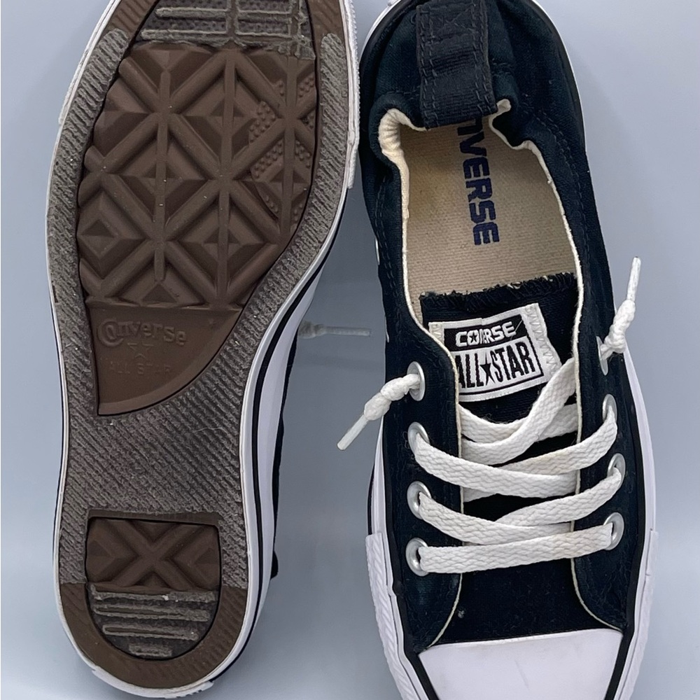 Converse Women's Chuck Taylor All Star Shoreline Black Lo Top Sneaker Size 6 - Picture 7 of 12